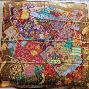 Hermes silk scarf